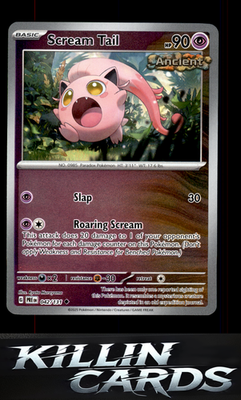 Reverse Holofoil Scream Tail 042/131 Pokemon Uncommon SV: Prismatic Evolutions C