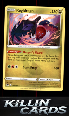 Regidrago 118/189 Pokemon Rare SWSH10: Astral Radiance Card LP