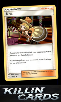 Nita 151/181 Pokemon Uncommon SM - Team Up Card NM