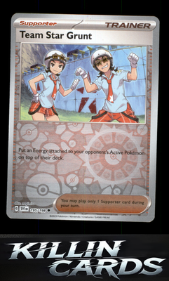 Reverse Holofoil Team Star Grunt - 195/198 195/198 Pokemon Uncommon SV01: Scarle