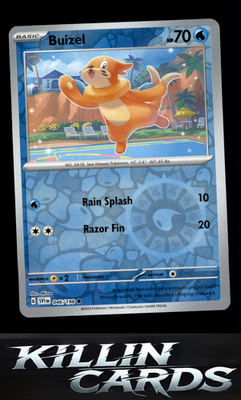 Reverse Holofoil Buizel 046/198 Pokemon Common SV01: Scarlet & Violet Base Set C