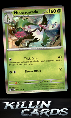 Meowscarada - 015/198 015/198 Pokemon Rare SV01: Scarlet & Violet Base Set Card