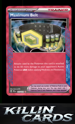 Maximum Belt 117/131 Pokemon ACE SPEC Rare SV: Prismatic Evolutions Card NM