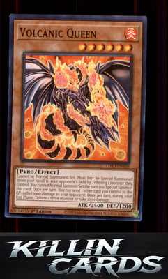 1st Edition Volcanic Queen LD10-EN028 YuGiOh Common Legendary Duelists: Soulburn