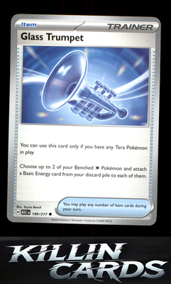 Glass Trumpet - 189/217 189/217 Pokemon Common ME: Ascended Heroes Card NM