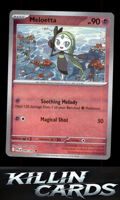 Reverse Holofoil Meloetta 040/094 Pokemon Uncommon ME02: Phantasmal Flames Card