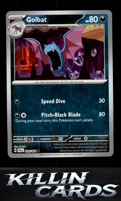 Reverse Holofoil Golbat 028/064 Pokemon Common SV: Shrouded Fable Card NM