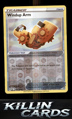 Windup Arm 170/196 Pokemon Uncommon SWSH11: Lost Origin Card NM