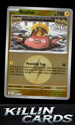 Reverse Holofoil Stunfisk (Energy Symbol Pattern) 062/217 Pokemon Common ME: Asc