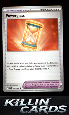 Powerglass - 063/064 063/064 Pokemon Uncommon SV: Shrouded Fable Card NM