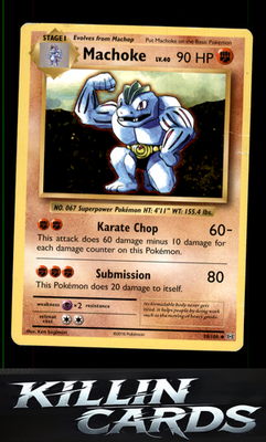 Machoke 58/108 Pokemon Uncommon XY - Evolutions Card MP