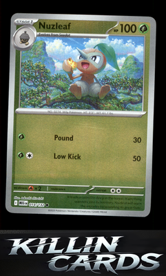 Nuzleaf 014/132 Pokemon Common ME01: Mega Evolution Card NM