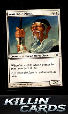 Venerable Monk 55 Magic C 10th Edition Card NM