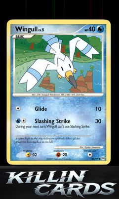 Wingull (80) 80/99 Pokemon Common Arceus Card LP