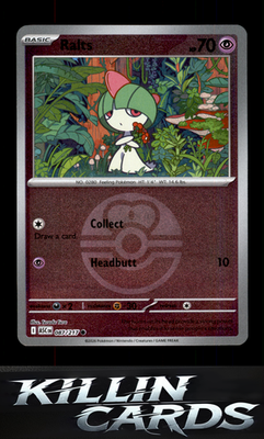 Reverse Holofoil Ralts (Love Ball) 087/217 Pokemon Common ME: Ascended Heroes Ca