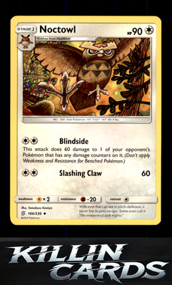 Noctowl 166/236 Pokemon Uncommon SM - Unified Minds Card NM