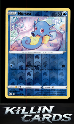 Reverse Holofoil Horsea 035/196 Pokemon Common SWSH11: Lost Origin Card NM