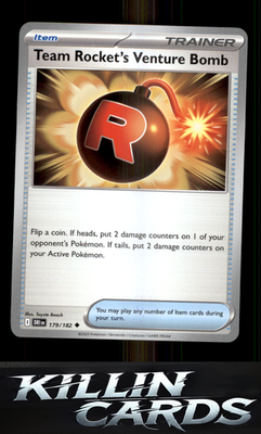Team Rocket's Venture Bomb 179/182 Pokemon Uncommon SV10: Destined Rivals Card N