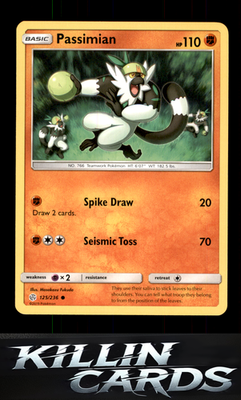 Passimian 125/236 Pokemon Common SM - Cosmic Eclipse Card NM