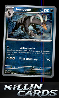 Houndoom (Poke Ball Pattern) 063/131 Pokemon Common SV: Prismatic Evolutions Car