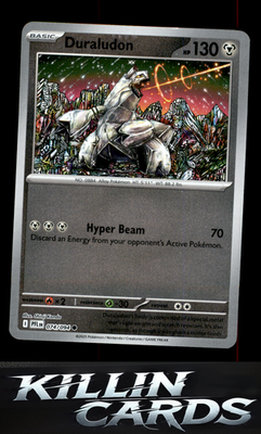 Reverse Holofoil Duraludon 074/094 Pokemon Common ME02: Phantasmal Flames Card N