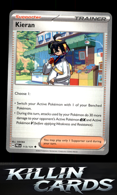 Kieran - 113/131 113/131 Pokemon Uncommon SV: Prismatic Evolutions Card NM