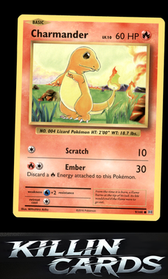 Charmander 9/108 Pokemon Common XY - Evolutions Card NM