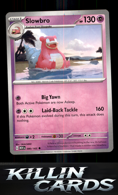 Slowbro 080/165 Pokemon Uncommon SV: Scarlet & Violet 151 Card NM