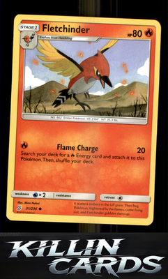 Fletchinder 31/236 Pokemon Common SM - Unified Minds Card NM