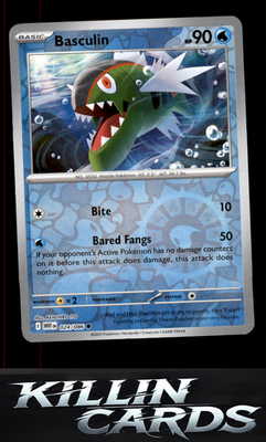 Reverse Holofoil Basculin 024/086 Pokemon Common SV: White Flare Card NM