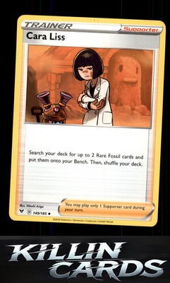 Cara Liss 149/185 Pokemon Uncommon SWSH04: Vivid Voltage Card NM