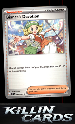 Bianca's Devotion - 142/162 142/162 Pokemon Uncommon SV05: Temporal Forces Card
