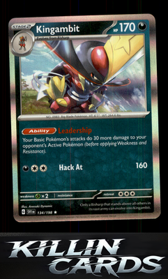 Kingambit - 134/198 134/198 Pokemon Rare SV01: Scarlet & Violet Base Set Card NM