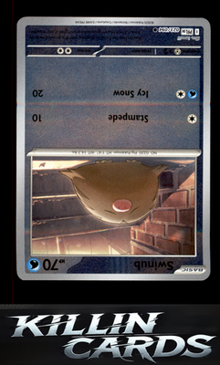 Reverse Holofoil Swinub 023/094 Pokemon Common ME02: Phantasmal Flames Card NM