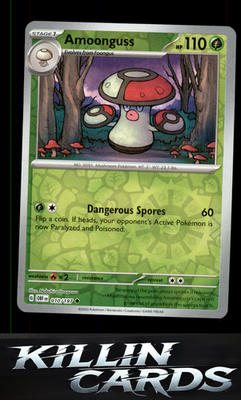 Reverse Holofoil Amoonguss 010/197 Pokemon Uncommon SV03: Obsidian Flames Card N