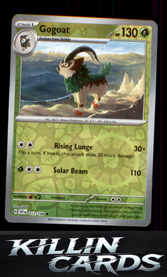 Reverse Holofoil Gogoat 012/198 Pokemon Common SV01: Scarlet & Violet Base Set C