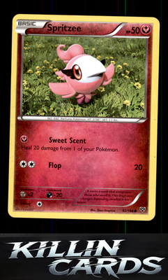 Spritzee 92/146 Pokemon Common XY Base Set Card LP