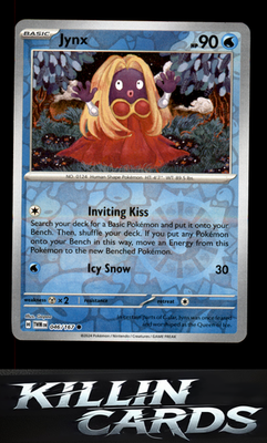 Reverse Holofoil Jynx 046/167 Pokemon Common SV06: Twilight Masquerade Card NM