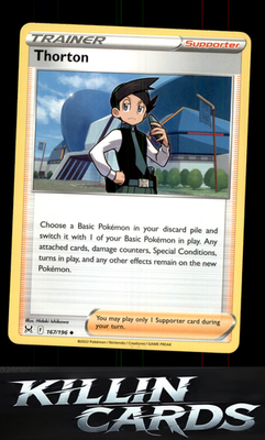 Thorton 167/196 Pokemon Uncommon SWSH11: Lost Origin Card LP