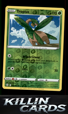 Reverse Holofoil Tropius 005/072 Pokemon Uncommon Shining Fates Card NM