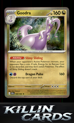 Goodra 068/086 Pokemon Rare ME04: Chaos Rising Card NM