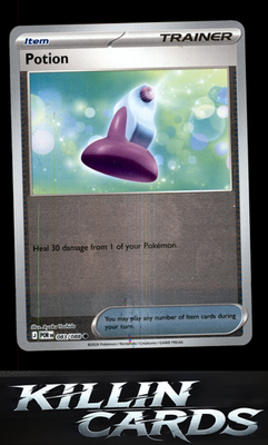 Reverse Holofoil Potion 083/088 Pokemon Common ME03: Perfect Order Card NM