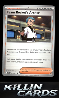 Team Rocket's Archer 201/217 Pokemon Uncommon ME: Ascended Heroes Card NM