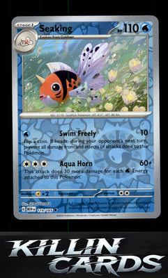 Reverse Holofoil Seaking 119/165 Pokemon Uncommon SV: Scarlet & Violet 151 Card