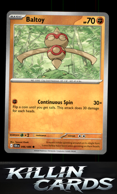 Baltoy 046/086 Pokemon Common ME04: Chaos Rising Card NM