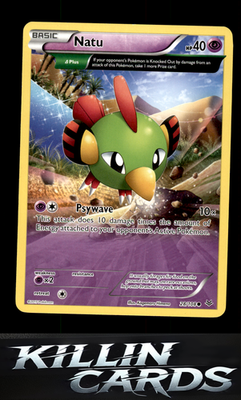 Natu (28 Delta) 28/108 Pokemon Common XY - Roaring Skies Card LP