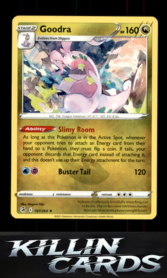 Goodra 197/264 Pokemon Rare SWSH08: Fusion Strike Card LP