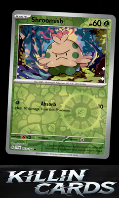 Reverse Holofoil Shroomish 003/198 Pokemon Common SV01: Scarlet & Violet Base Se