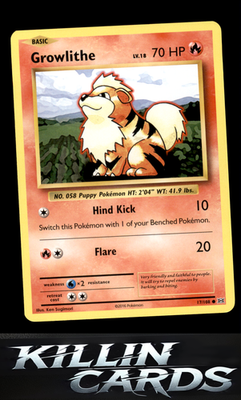 Growlithe 17/108 Pokemon Common XY - Evolutions Card NM