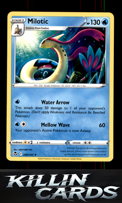 Milotic 040/195 Pokemon Rare SWSH12: Silver Tempest Card NM